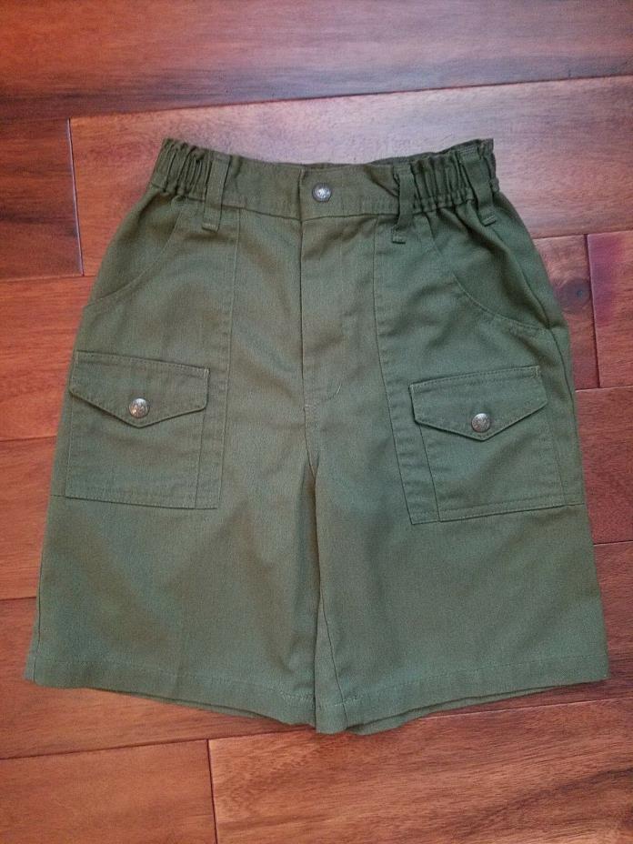 Boy Scout America BSA Boy's Olive Green Uniform Shorts Youth 12