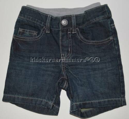 Gymboree Auto Crew 7 Pull on Denim Shorts Gray Blue
