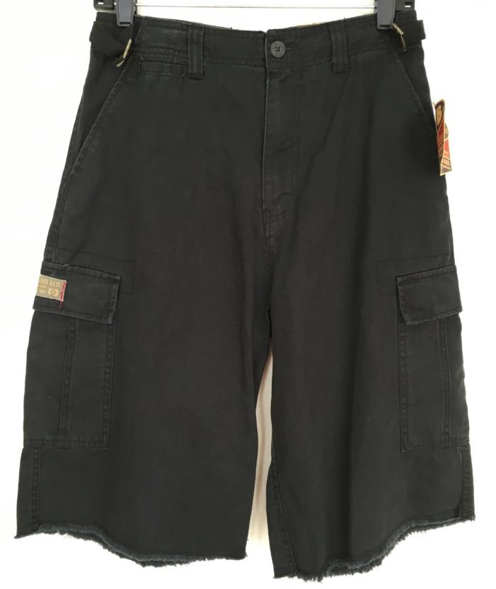 OTB Jeanswear One Tough Brand Boys Shorts Size 18 Black