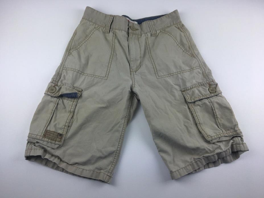 Levi's Boy's 14 Regular Fit Beige Cargo Shorts (27W)