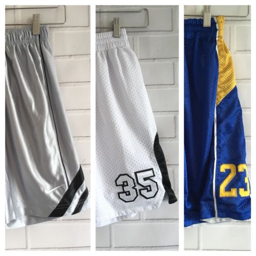 Nike And Unbranded Kids Boys Basketball Shorts Size Small Lot Of 3