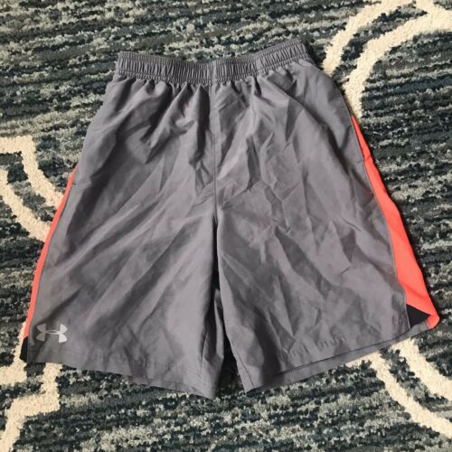 Youth Under Armour Shorts Size Medium Loose Good Condition Gray