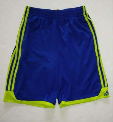 ADIDAS Boy's L 14 16 Blue Athletic Basketball Shorts
