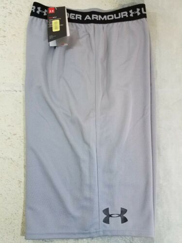 Under Armour Youth Shorts Tech Prototype Style 1309310 Gray YXL No Pockets NWT