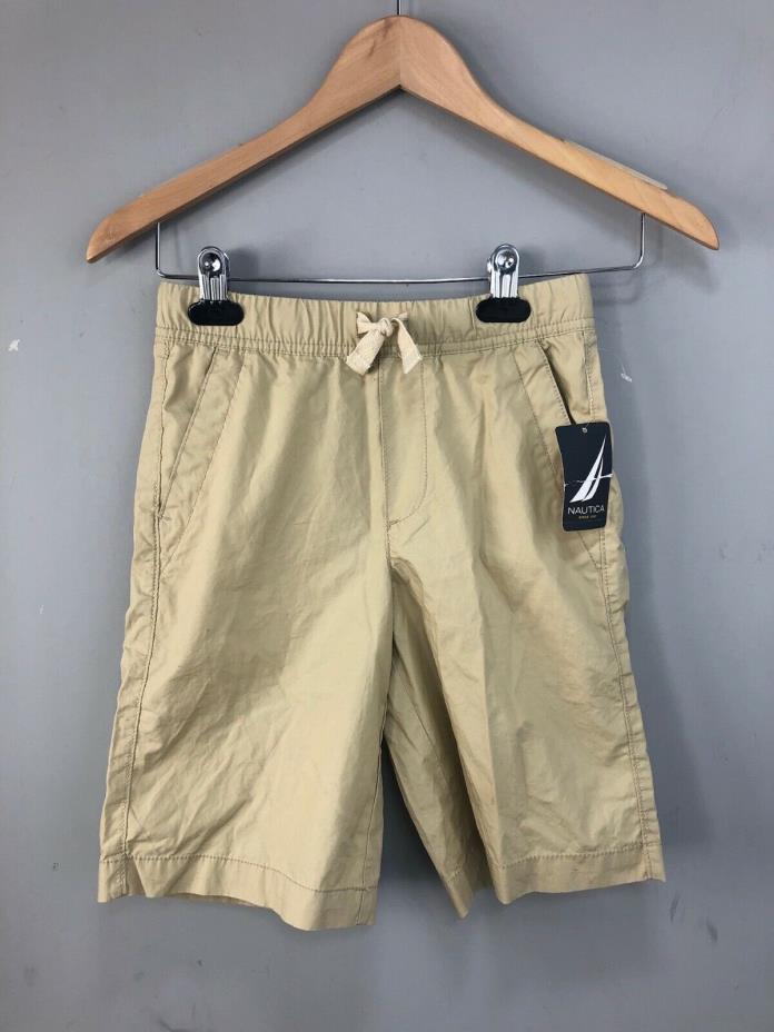 Nautica Boys Khaki Drawstring Pull-On Shorts Size 10 NWT