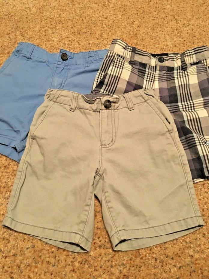 Gymboree Hurley Boy Shorts blue grey sizes 5 and 6