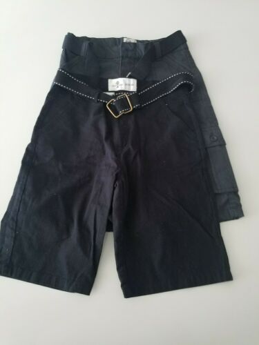 Boys cargo shorts size 14 black color