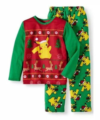 Pokemon Pikachu Boys Pajamas Size XS 4-5