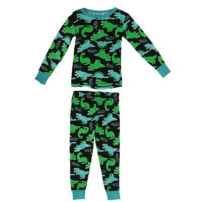 New Dead Tired Toddler Long Sleeve Novelty Print Cotton Pajamas