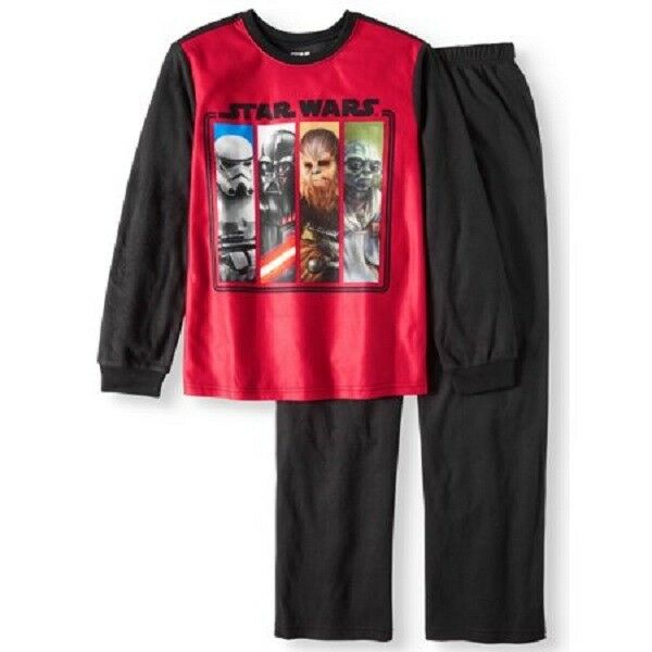 NWT Boy's Sz 6 - 7 Star Wars Flannel Pajamas NEW