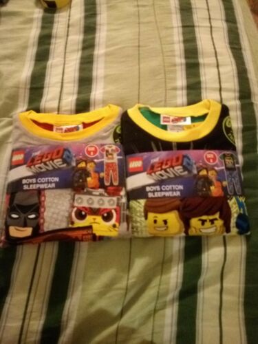 The Lego Movie 2 Boys 4pc Pajama Pant Set Size 8 Batman helmet Rex dangervest