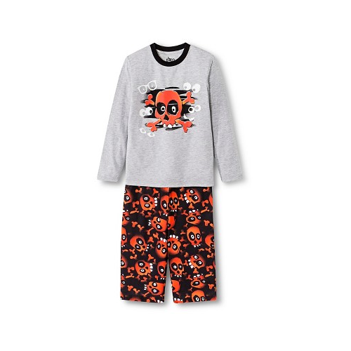 Boys Long Sleeve Pajamas Set - Skulls - Size Small (S) - NWT