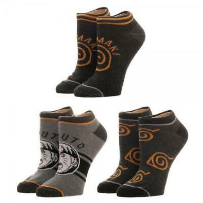 Naruto Youth Ankle Socks 3 Pack