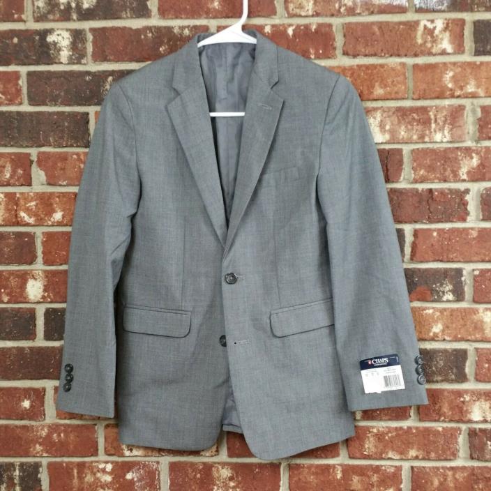 Chaps Dress Apparel Boys size 14 2 Button Gray Blazer Jacket Only
