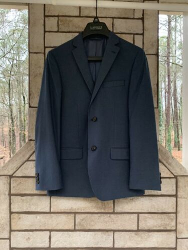 NWT Polo by Ralph Lauren Boy's Small Blue Long Sleeve Suit Jacket/Blazer 16R