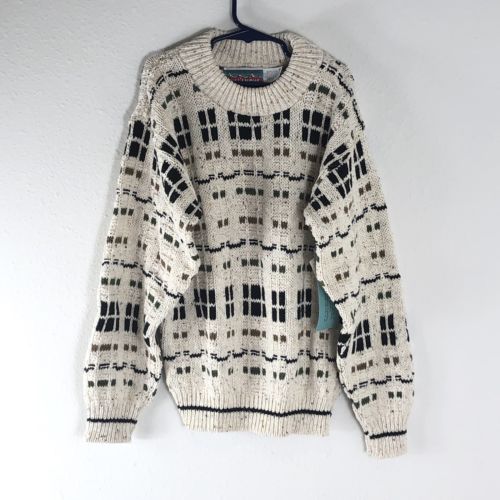 VTG NWT Avalanche Boys Sweater Size M (10-12) Cosby Biggie Made In USA