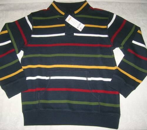 NWT GYMBOREE Boys Size 10 12 Barkside Academy Striped Pullover Sweater Top Navy