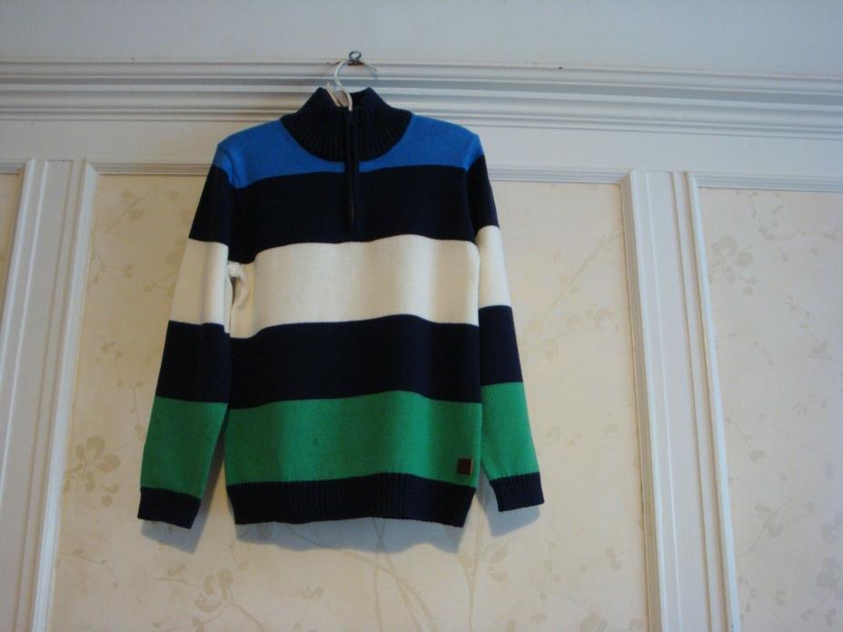 NWT $54 Janie And Jack  Weekend Best Boys STRIPED SWEATER  5 5T