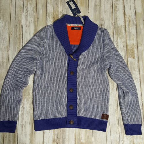 BAKER BY TED BAKER Blue Cardigan Size 10 12 Boys Humboldt Sweater