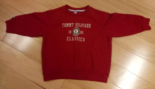 TOMMY HILFIGER 1985 Classics Kids Sweatshirt for Boys Red Size 4