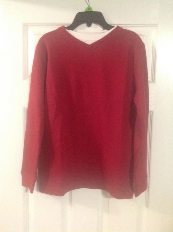 New With Tag, Class Club Boys 10/12  Red Long Sleeve Sweater