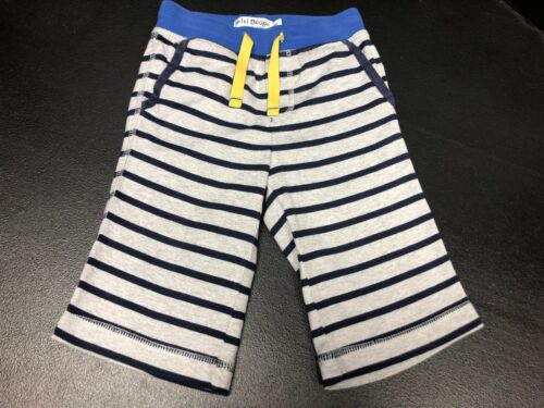 Mini Boden Boy’s Size 4 Gray Striped Baggies Knit Shorts Great Condition