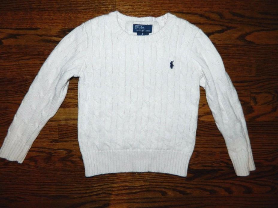Boy's Ralph Lauren Cream Sweater Size 5