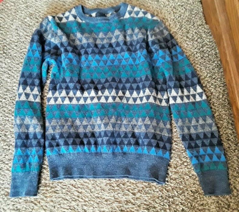 Boys GapKids WARM crew neck multi colored sweater size XXL (14-16)