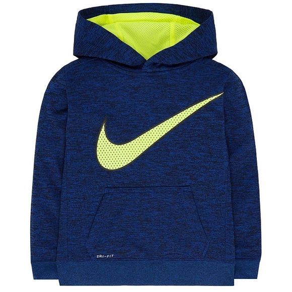Nike LITTLE BOY'S  'KO 3.0' Therma-FIT pullover hoodie sweatshirt SIZE 4