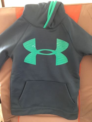 New Under Armour Youth Medium Teal Hoodie Storm