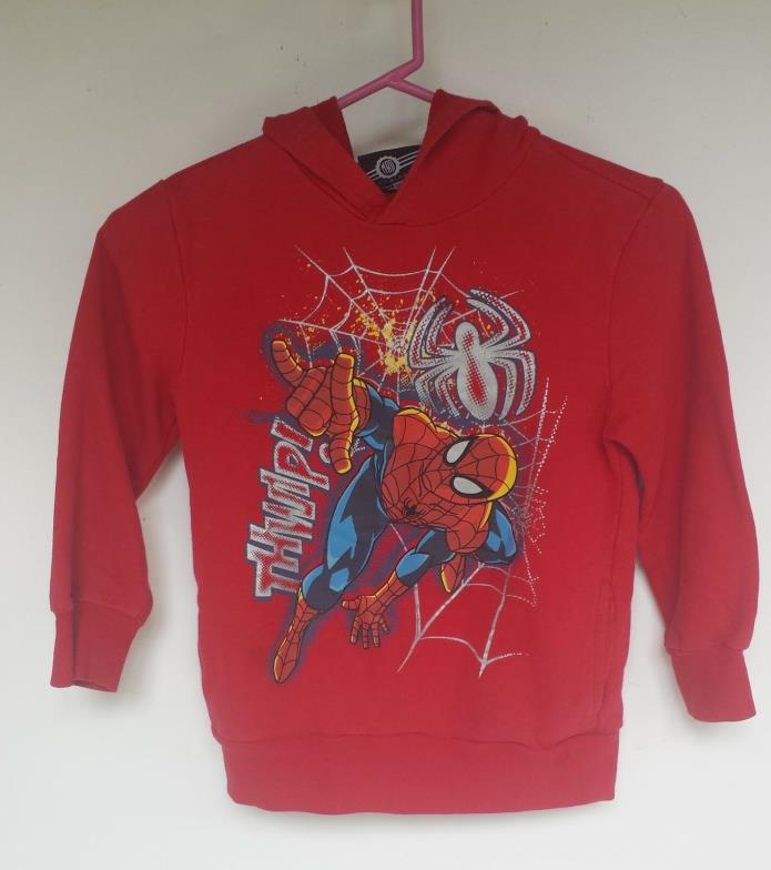 Ultimate Spiderman Hoodie Children's Size 6/7 (S) Marvel Red No Fabric Tag