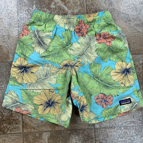 Patagonia Swim Trunks Boys/Kids Size Small S (7-8) Nylon Mesh Lined Board Shorts