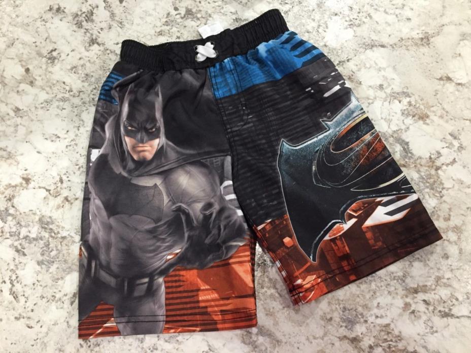 Boy's Batman Swim Trunks - Size Small (approx size 4/5)