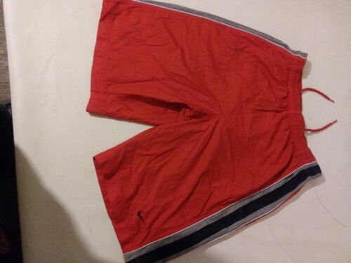 Nike swim trunks board shorts. Orange. Size small mesh lined