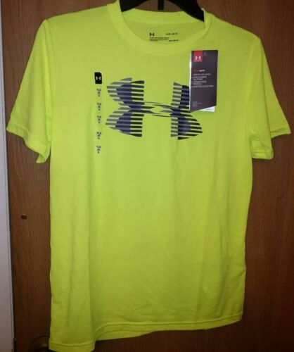 NWT Boys UNDER ARMOUR Short Sleeve Shirt! Size YLG Loose Fit