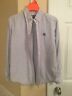 Chaps Boys Size 12 14 Spring Blue White Long Sleeved