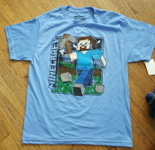 Boys SZ XL Minecraft Steve Shirt~NEW~