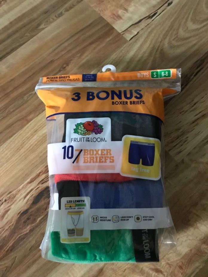 Fruit of the Loom Boys Boxer Briefs (Size S)