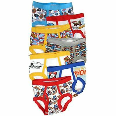 Toddler Boys' Briefs 7 Pair Pack, Assorted, 4T Clothing