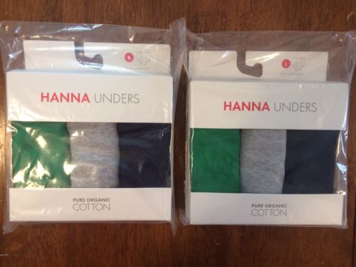 Boys Sz L 10-14 HANNA ANDERSSON Underwear Briefs 100% Organic Cotton 140 150 Lot