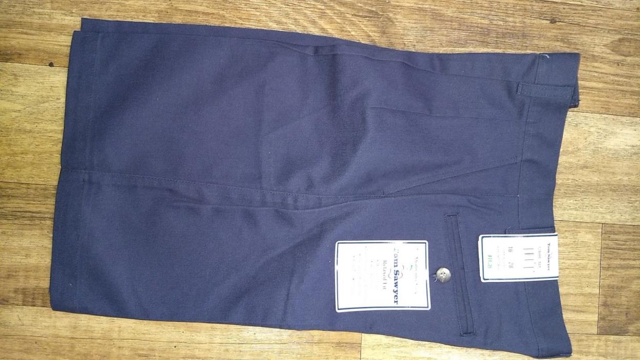 TOM SAWYER brand School Uniform NAVY BOYS Shorts size 16 waist 28