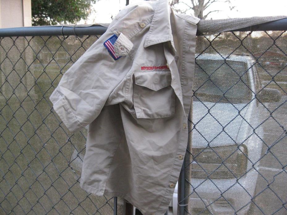 Boy Scouts of America YOUTH LARGE ~  BSA Short Sleeve Official Shirt