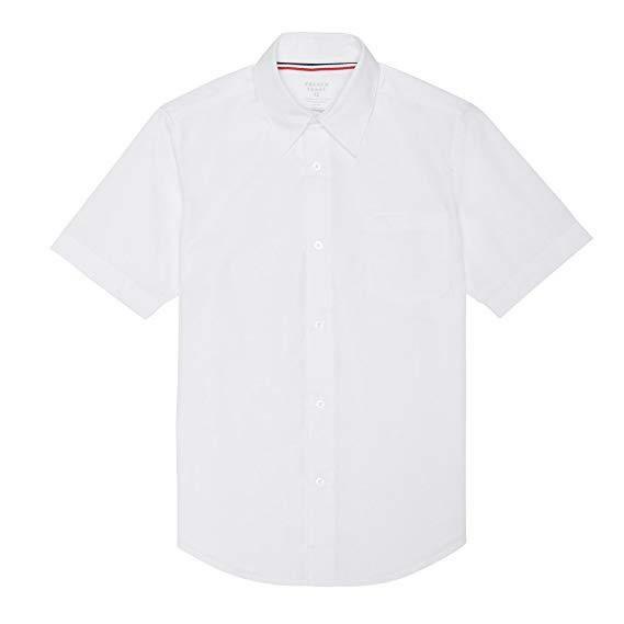 French Toast Boys' Short Sleeve Poplin Dress Shirt # 14