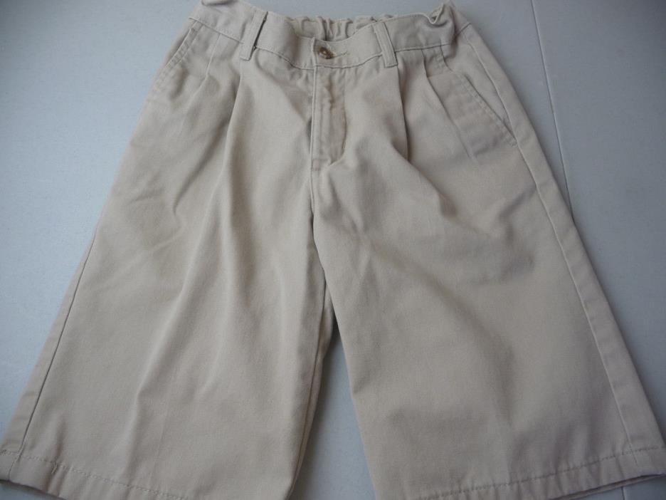 BOY'S Uniform SHORTS CHAPS (khaki)  Size 12