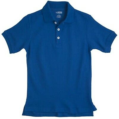 Polo Shirt 14 Husky Royal Blue School Uniforms S/S French Toast Cotton Blend New