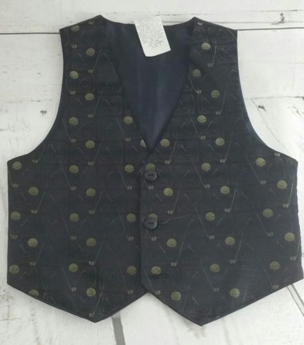 Golf Print Vest Boy's Size 5