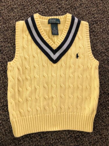 Polo By Ralph Lauren Toddler Boys Vest. Size 5.