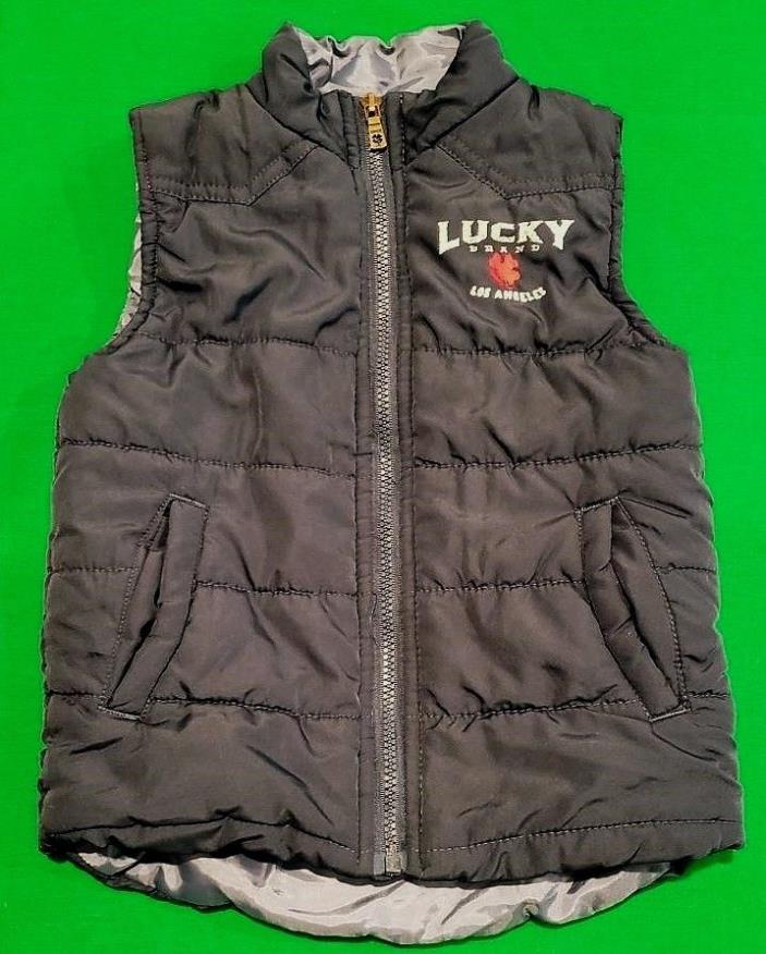 Excellent Boys LUCKY BRAND Blue Puffer Vest   Size 4T