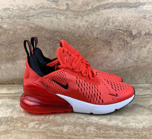 Nike Air Max 270 (GS) Youth Running Shoes Habanero Red Black