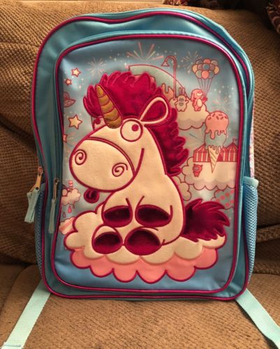 Dispicable Me Minions Unicorn Fluffy Backpack